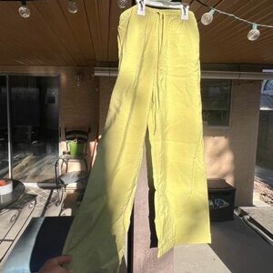 Light Green Straight Leg Pant